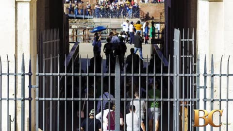 American tourist climbs over fence at Colosseum, impales himself on spike