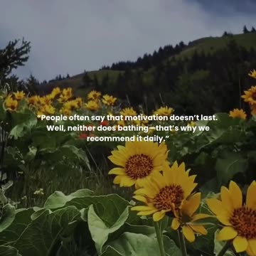 People often say that motivation doesn’t last.