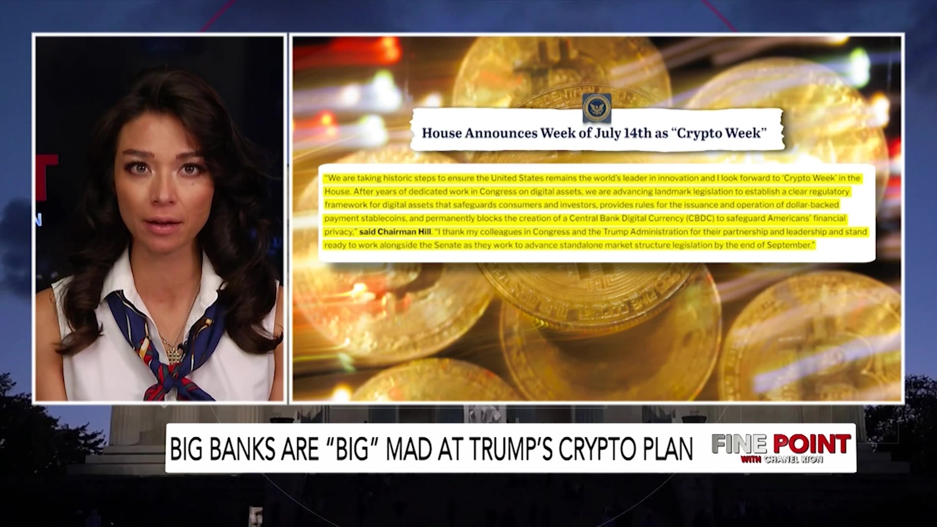Trump Takes On Big Banks & Deep State with Pro-Crypto Power Play