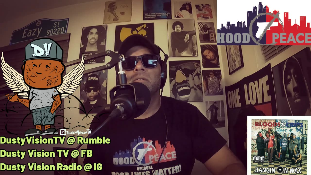 CRIPS BL00DS "BANGIN ON WAX" THE DARK SIDE