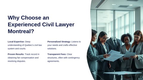 Experienced Civil Lawyer in Montreal for Your Legal Needs