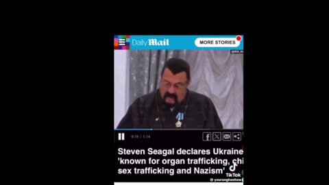 Steven Seigal talks child trafficking