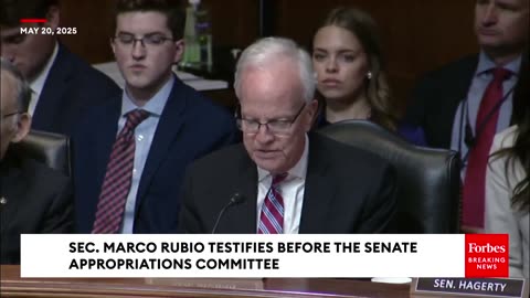 Senator Asks Sec. Marco Rubio About Continuing Programs To Combat Global Hunger