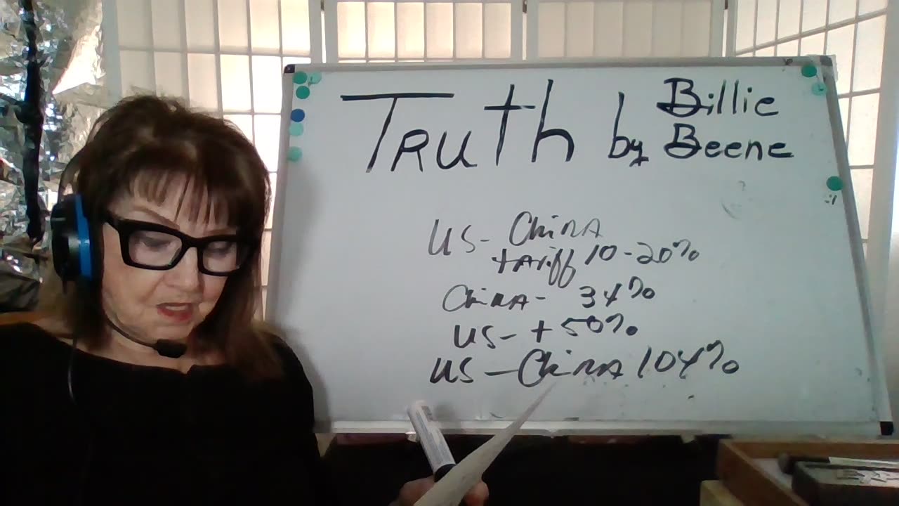 040825 4P(TX)TRUTH BY BILLIE BEENE "FLASH" PRES T-CHINA TARIFF 104%! US MIL BRING TROOPS HOME!