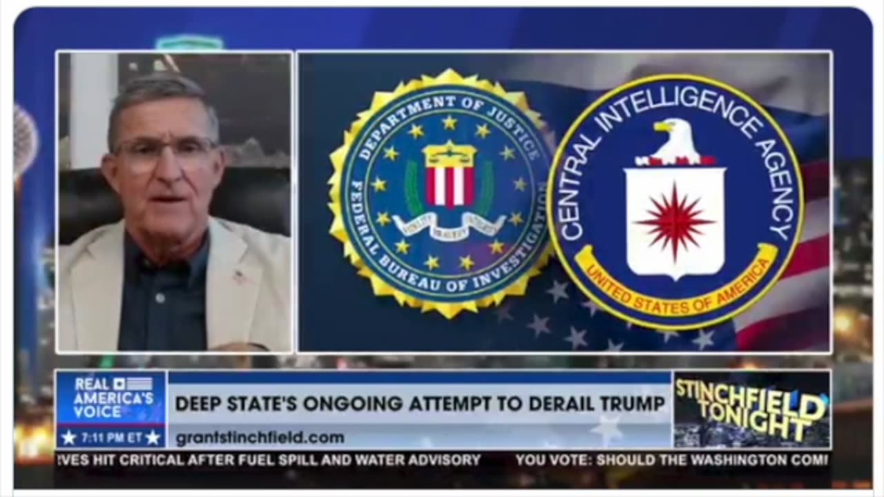 Gen Flynn On assassination attempts on Trump, suggesting "last ditch efforts" by the deep state