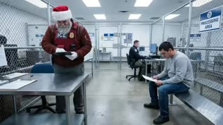 'NAUGHTY LIST': ICE Releases A.I. Video of Santa Arresting Illegal Migrants