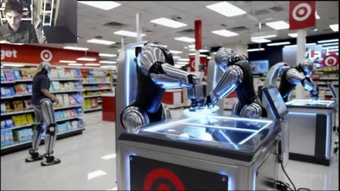 Outtake #1,162 Of The Robots Working At A Target Store Fake Funny Parody Video With Live Commentary