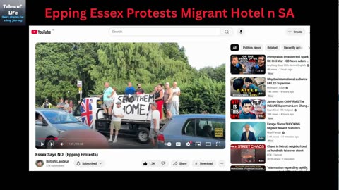 Epping Essex Protests Migrant Hotel n SA