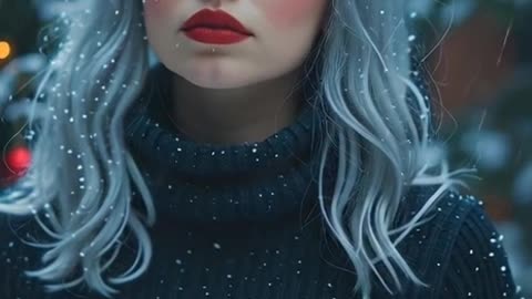 The video is made with AI, it may be artificial