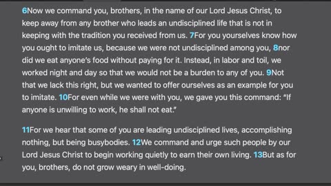 2 Thessalonians 3