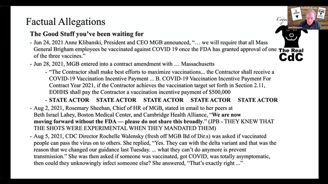 Mass General Brigham a Criminal Enterprise? | John Beaudoin