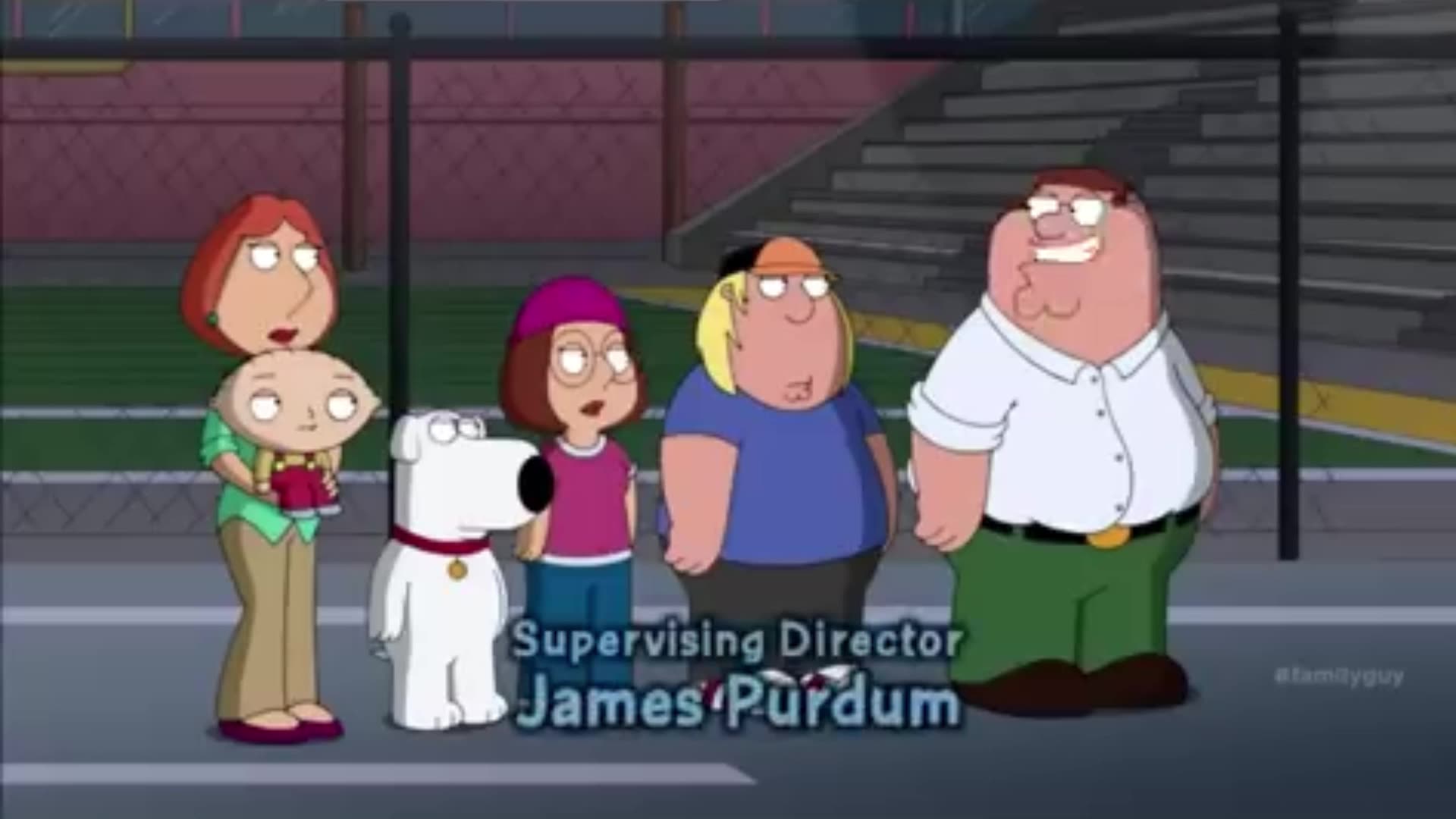 Peter meets an old friend in the parking lot
