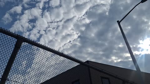 "Clouds" blocking the white sun(blue hue) and the yellow sun #1