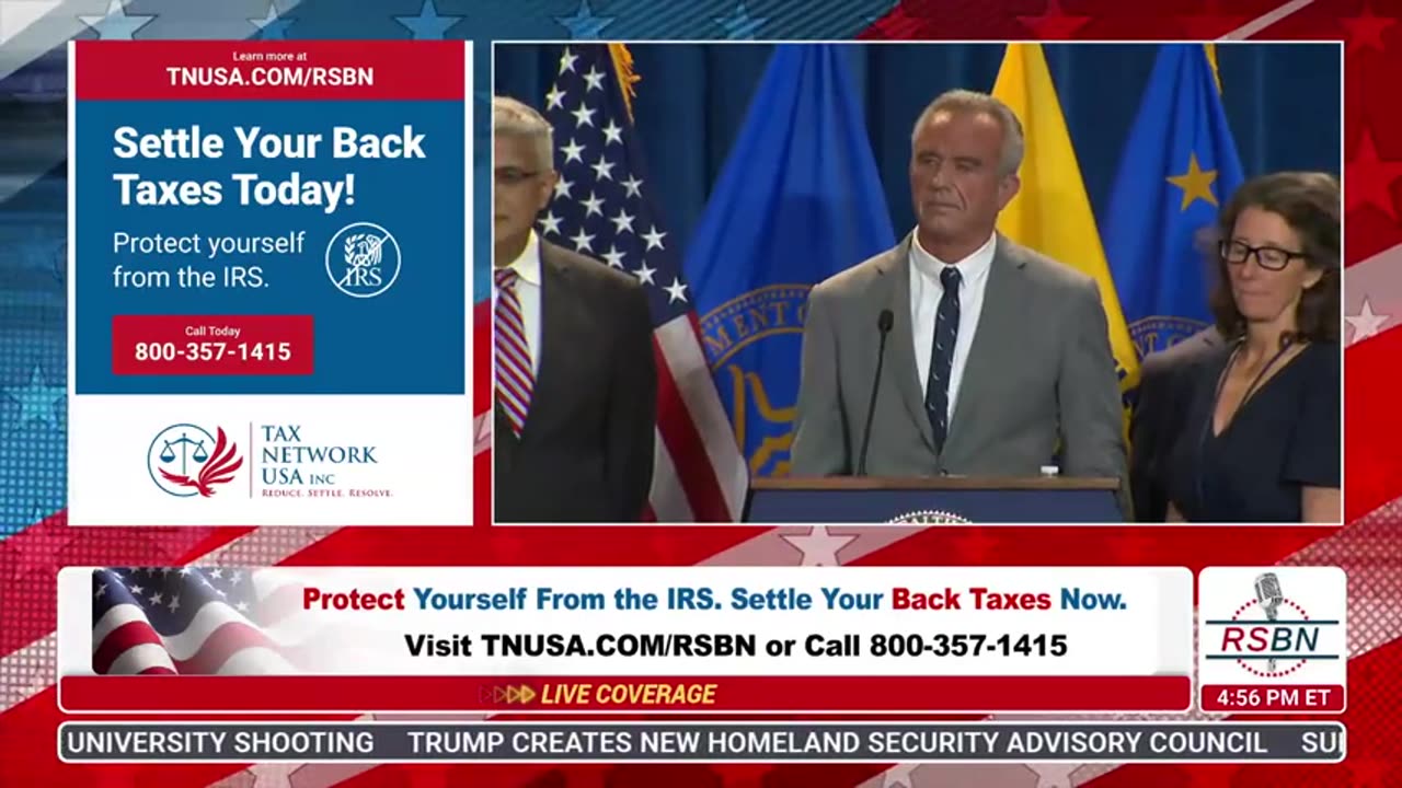 RSBN HHS Secretary Robert F. Kennedy Jr. Makes a Big Announcement - 4-22-25