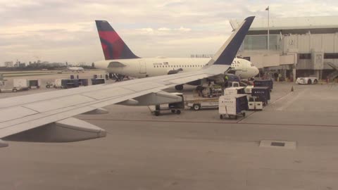 Airplane Taxying On Tarmac Creative Commons Stock Video