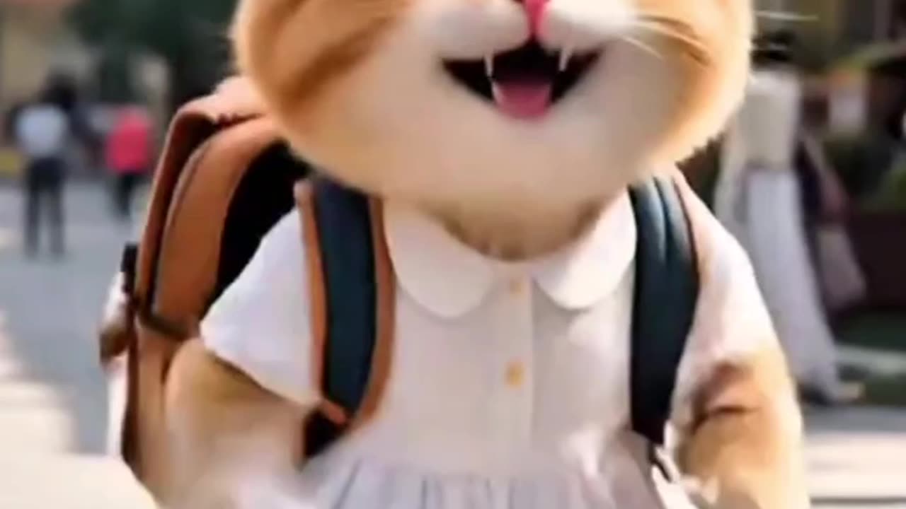 Adorable 3D cat family ❤️🐱