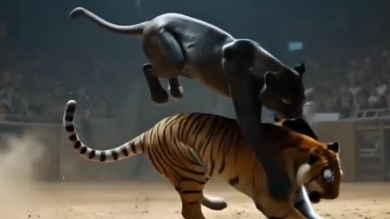:* 🐅 Epic Battle! Tiger vs. Black Panther 🐆 | Who Wins the Ultimate Fight?