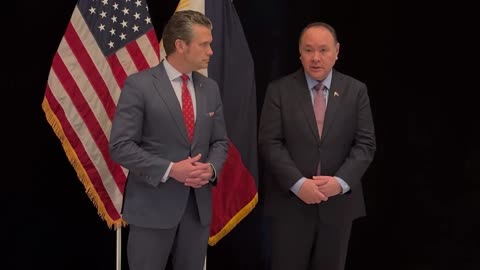 🚨🔥Secretary Hegseth meeting with Philippines Secretary of National Defense Gilbert Teodoro