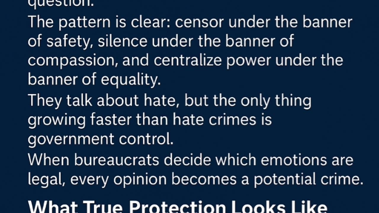 ⚖️ Bill C-9 – The Combatting Hate Act: What They’re Not Telling You