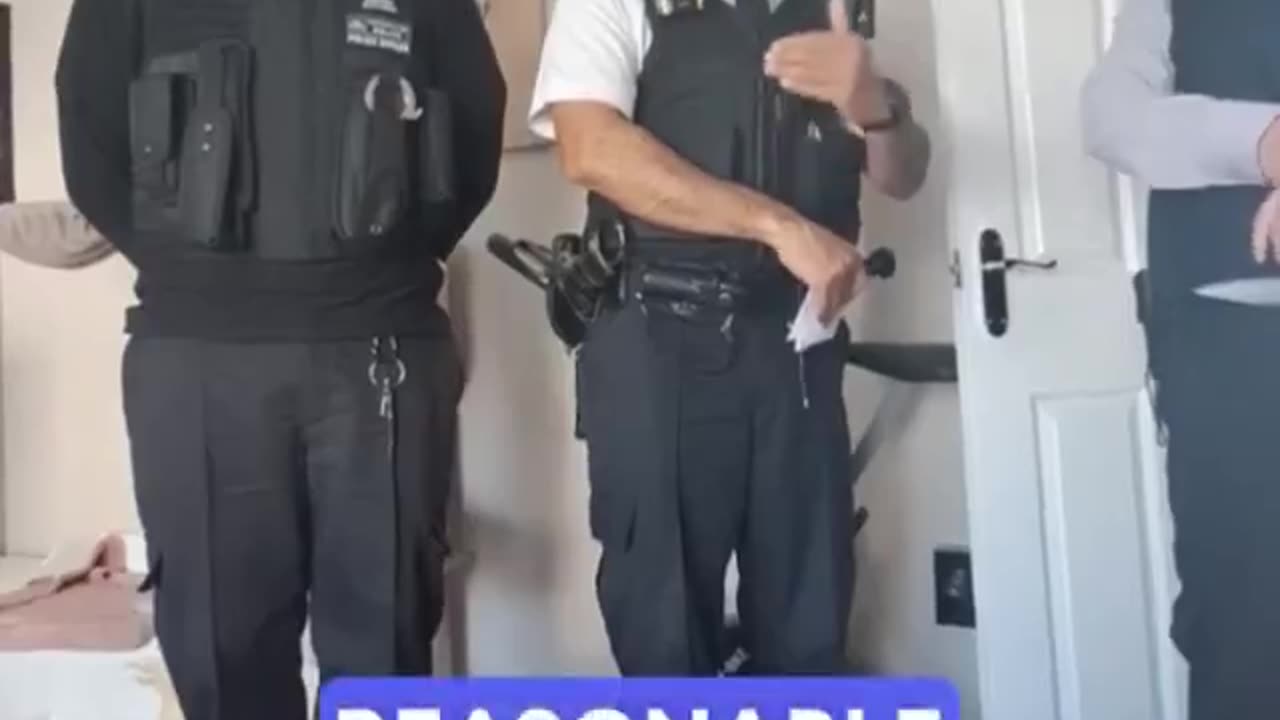 "Obviously doesn't understand a word of English!" The "British" police officers (SNT) are a joke.