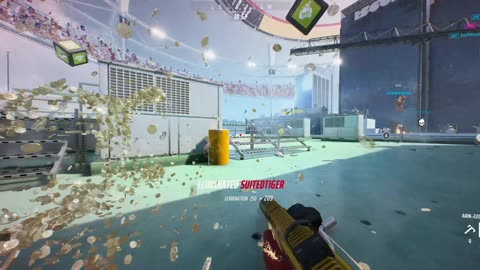 The final's great example of grapple hook jump pad movement tech