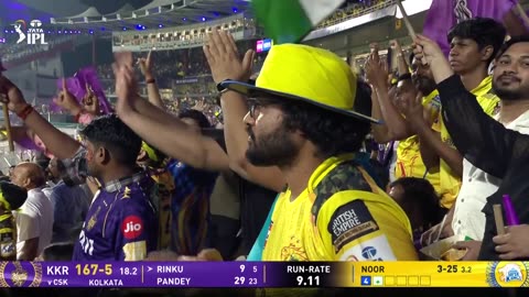 IPL 2025 M57: KKR vs CSK - Match Highlights