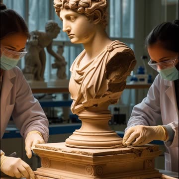 Aparece en Ibiza una antigua escultura de Hércules.