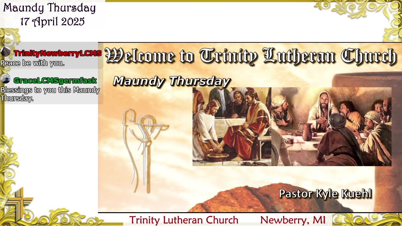 Maundy Thursday | The Hand of the Lord Who Serves and Feeds Us