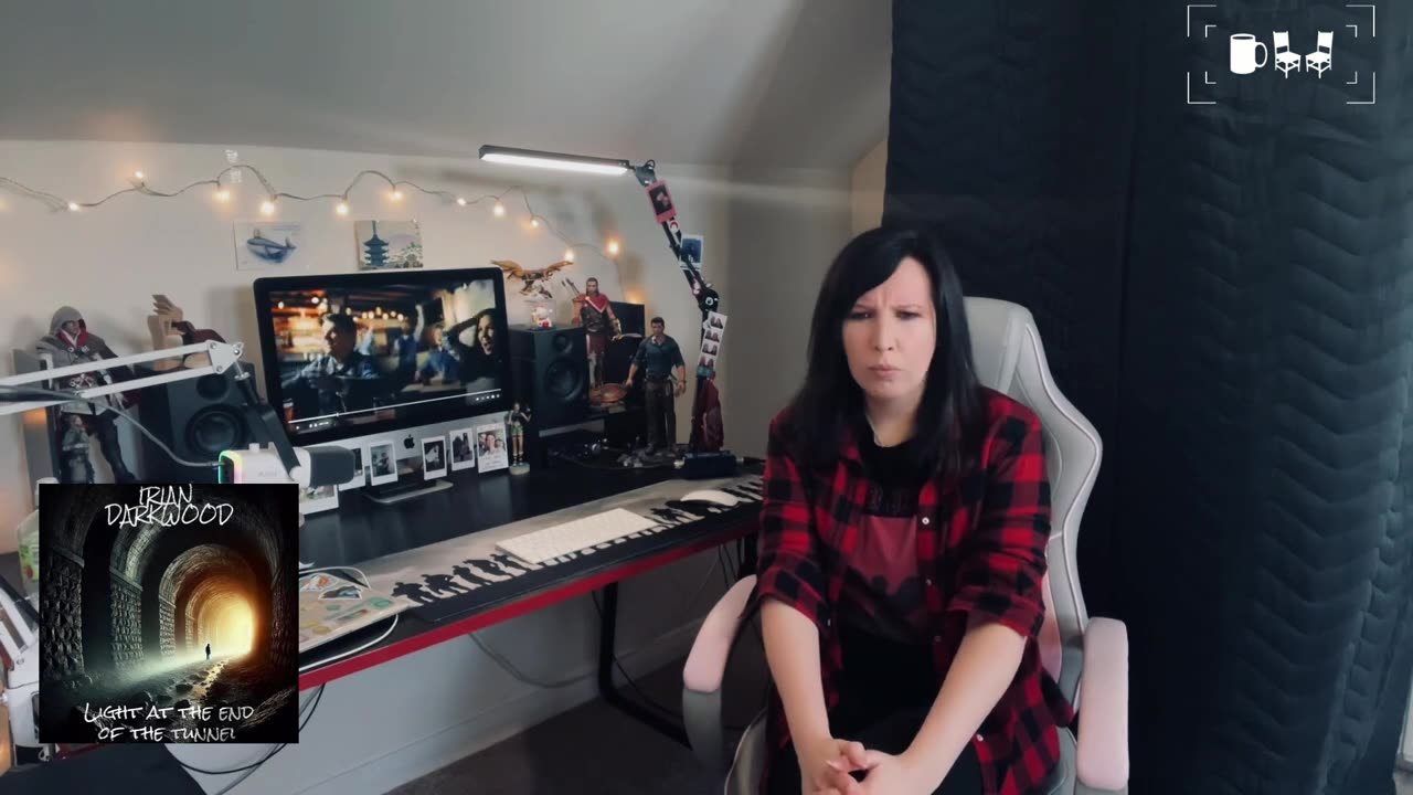 Today on Cupchairs Reacts, I’m listening to Light At The End Of The Tunnel by Irian Darkwood