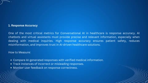 What Are the Key Metrics for Evaluating Conversational AI Performance in Healthcare?
