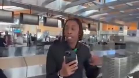Frontier Airlines niggers play games and fuck guy out of his flight
