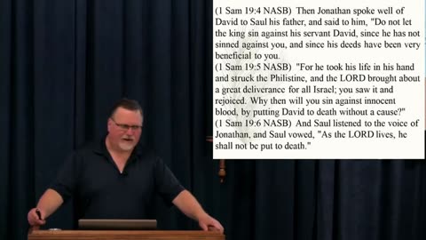 1 Samuel 18 & 19 – An evil spirit from Elohim was put on Saul.