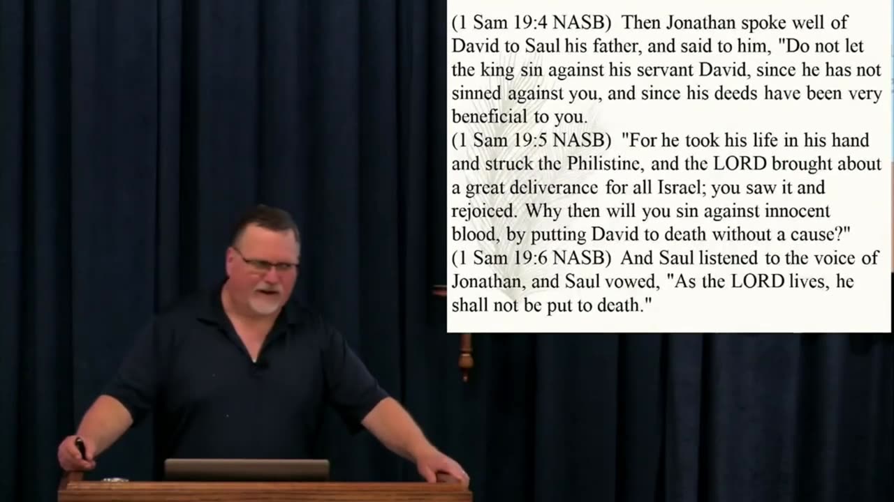 1 Samuel 18 & 19 – An evil spirit from Elohim was put on Saul.
