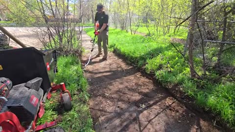 I Felt Like An ARCHEOLOGIST Digging Up This BURIED Sidewalk (Neighbors SHOCKED)_part8