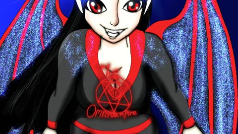 Speed-paint happy vampire