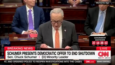 Schumer Unveils Insane Plan to End Shutdown