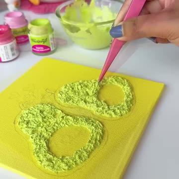 Textured_Art_with_tissue_paper_#shortviral_#diy_#artshorts_#craft_#art_#craftideas