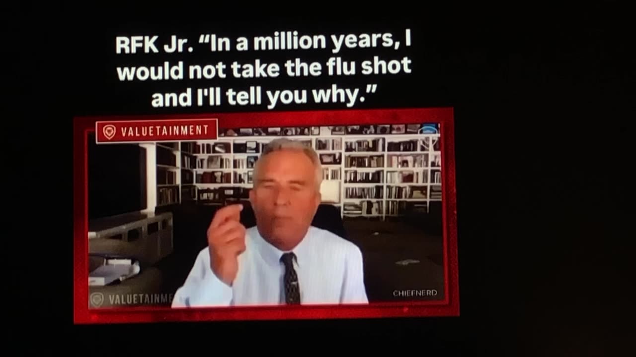 RFK FLU SHOT (AND ALL "vax") shots are CORRUPTION