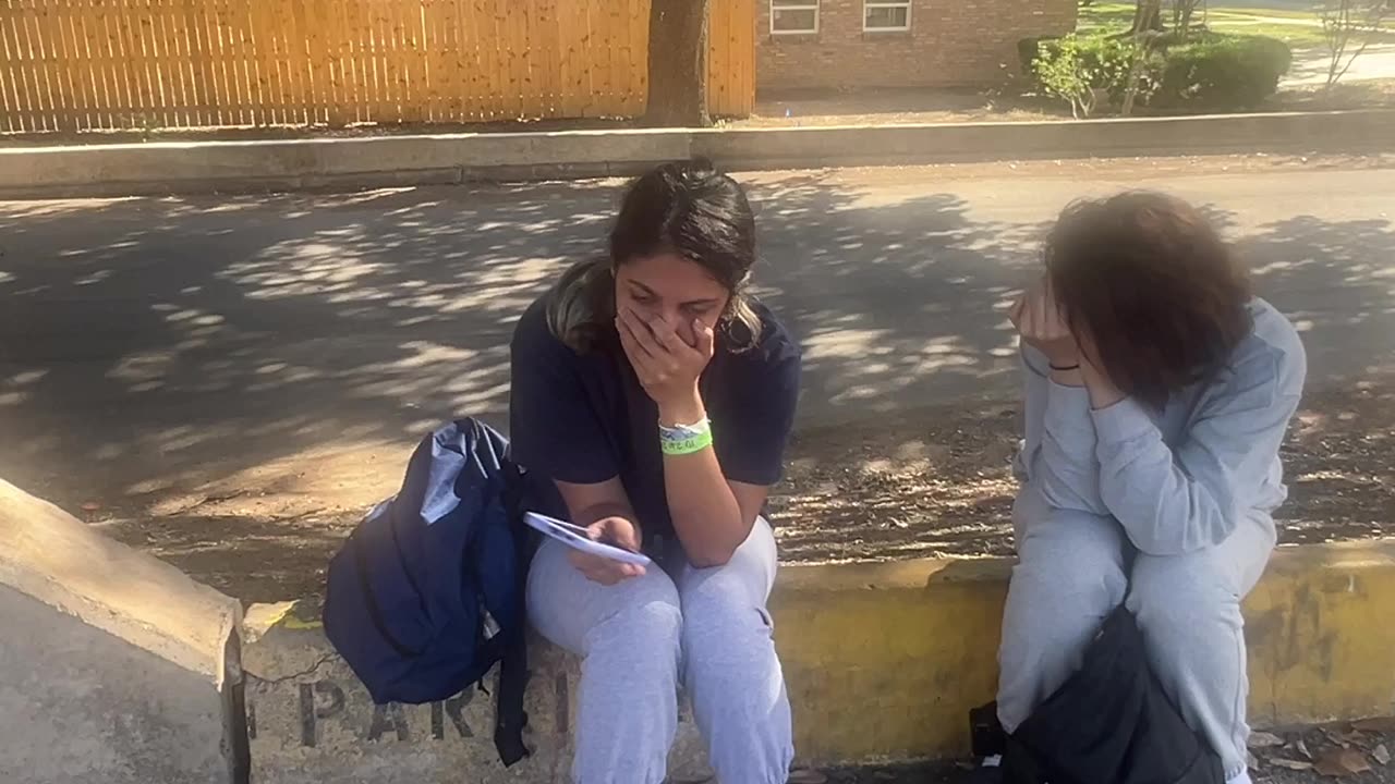 Two middle eastern woman arrive at the ARC
