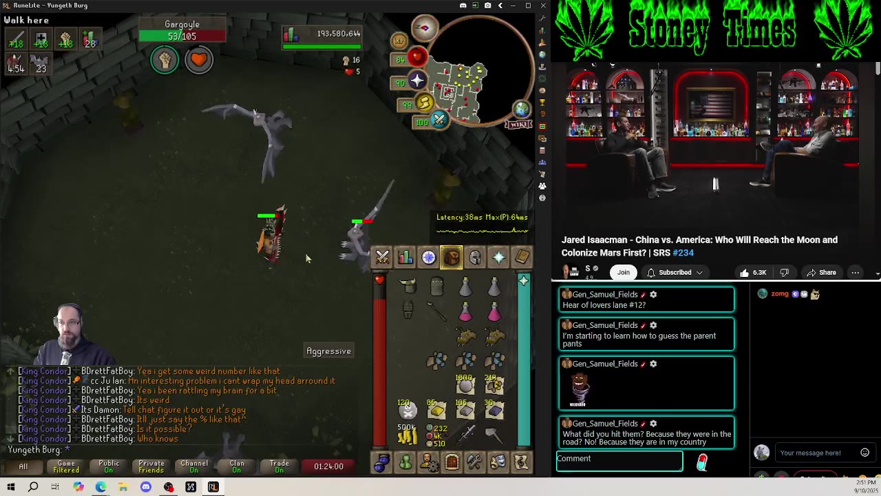 Burg's Lounge.. Runescape n' Chill 9-10 #Live #Cannabis #420 #OSRS