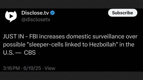 FBI PRE PLANT Hezbollah Sleeper Cell Narrative? - New Jew 9/11 Staging?