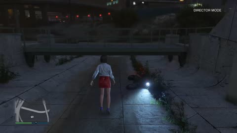 GTAV: Flood Control Channel Near Vespucci Beach (Director Mode)-Date 8/7/2018