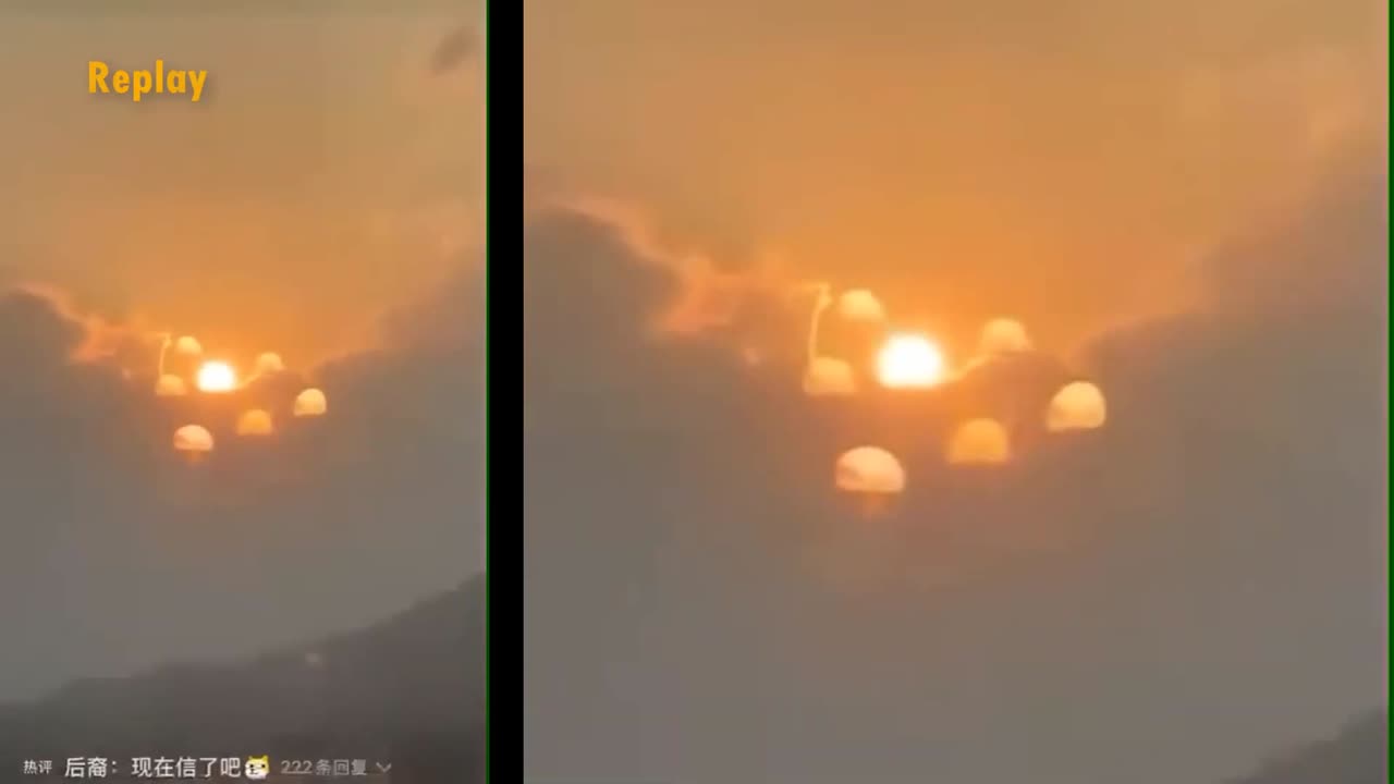 7 soleils ont été vus dans le ciel chinois
