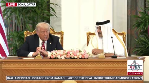 WATCH: President Trump Signs Agreements With Qatar On Defense And Boeing - 5/14/25