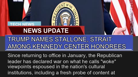 Trump Names Stallone Strait Among Kennedy Center