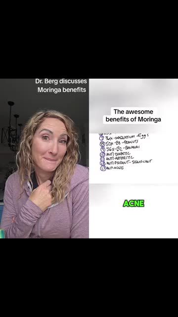 Dr Eric Berg ~ The benefits of Moringa