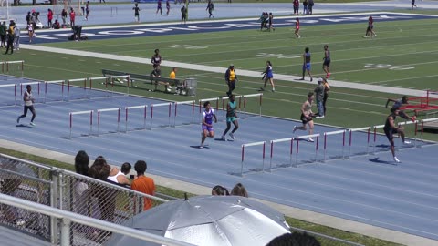 Boys 110 meter Hurdles Heat 3 Dade County Youth Fair HS Championship 2025 Tropical Park Miami, FL