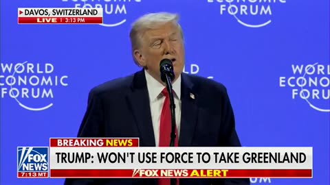 Trump Tells Room Full Of Global Leaders Why He Wants Greenland