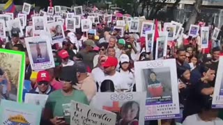 Marcha en Venezuela tras liberación de 252 migrantes