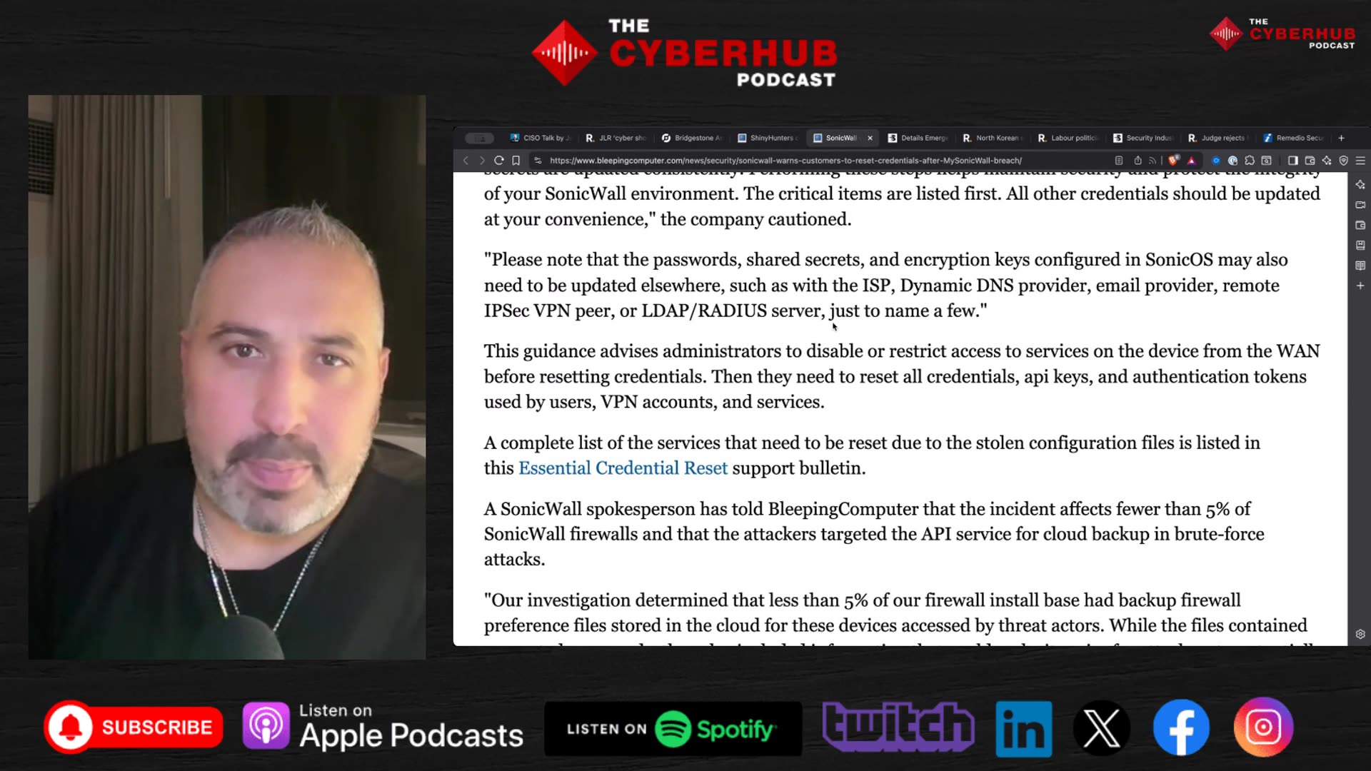 JLR Cyber Shockwave Hits Auto Sector, ShinyHunters Claims 1.5B Salesforce Records, SonicWall Breach